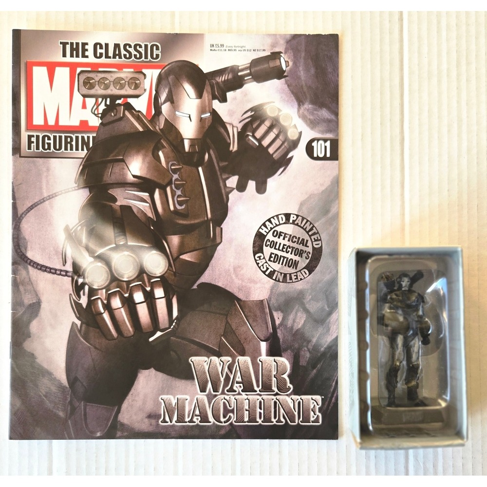 Eaglemoss 1:16 Classic Marvel Figurine‎ w/Book: War Machine #101